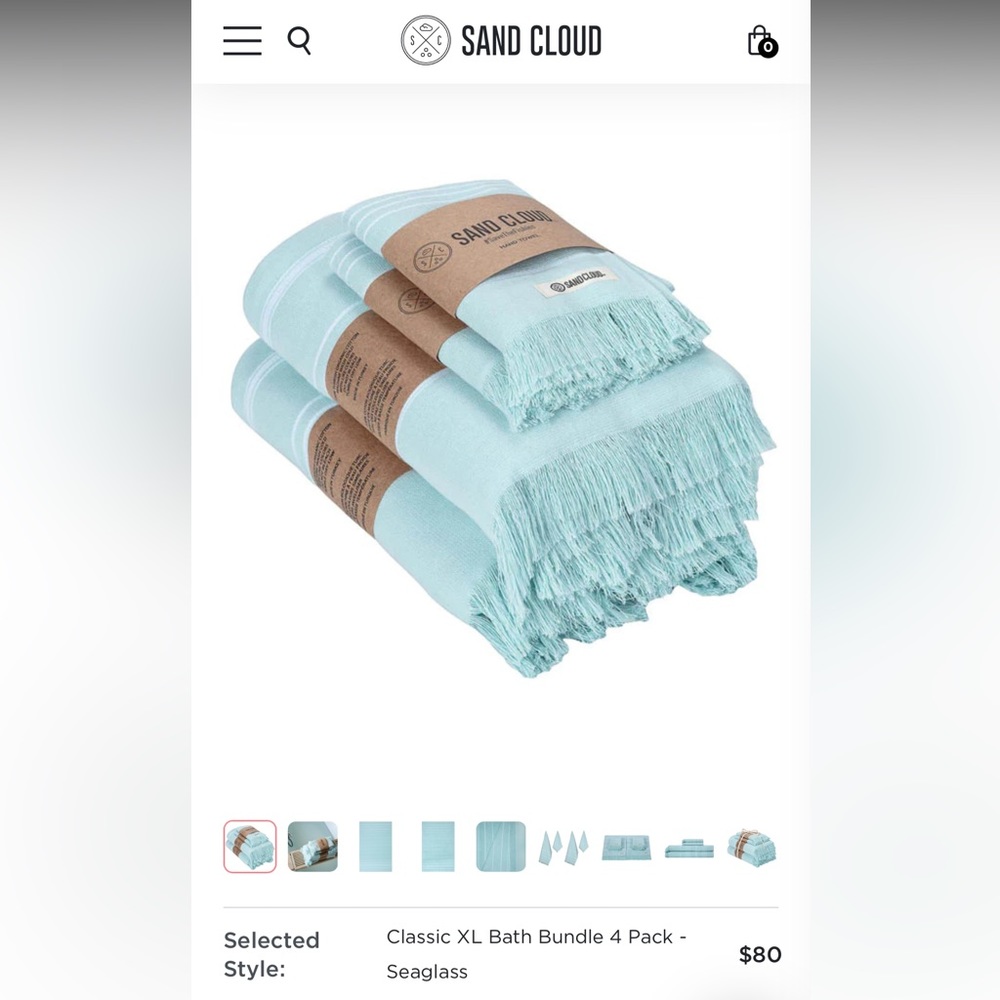 Sand cloud towel bundle
